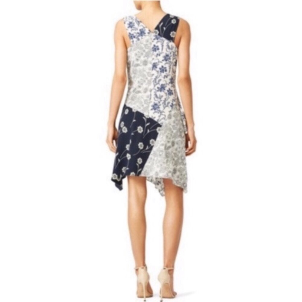 🕊 DEREK LAMB🕊10 CROSBY PATCHWORK SILK DRESS🕊 - Picture 4 of 7